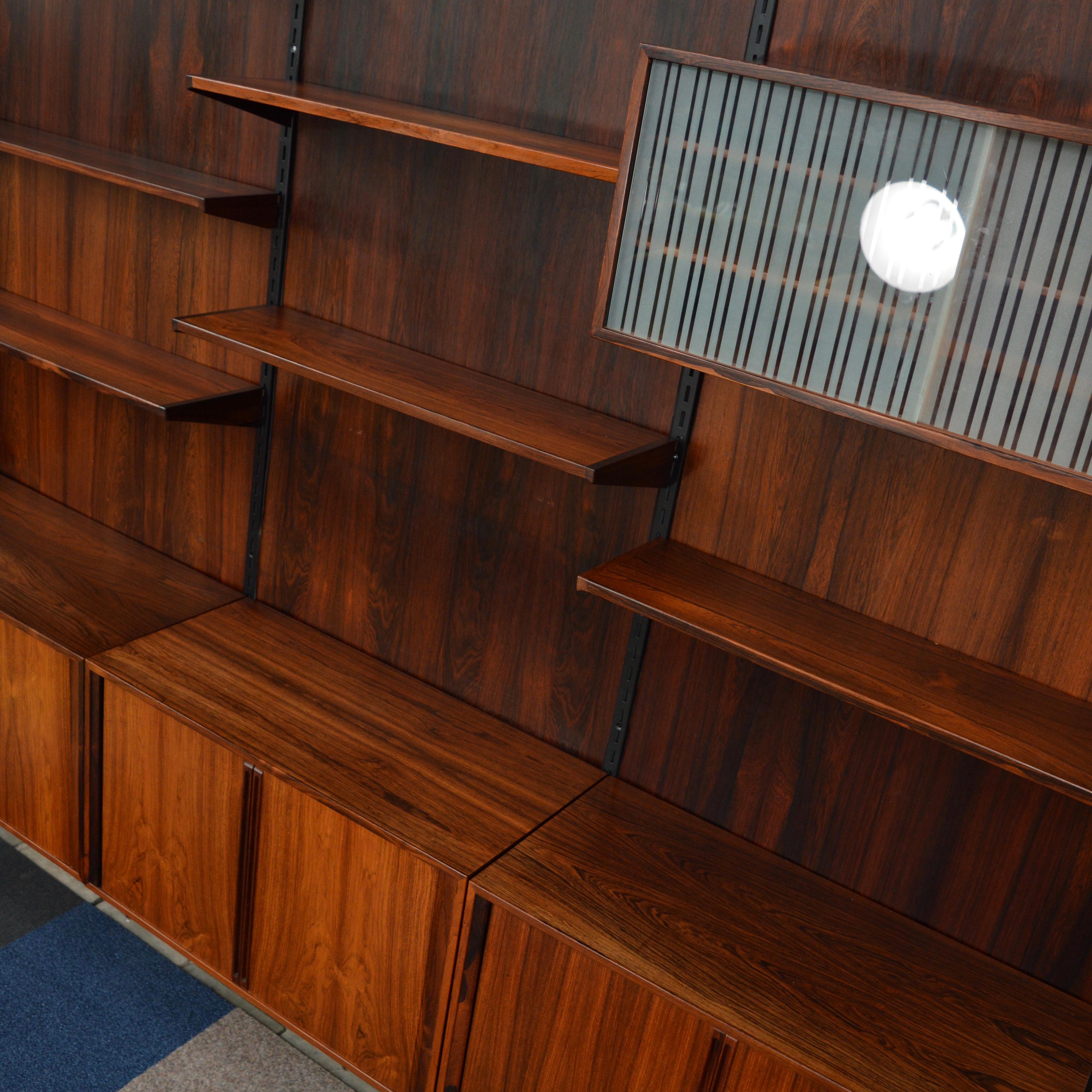 Kai Kristiansen Wall Unit in Brazilian Rosewood, Denmark, 1950s 10