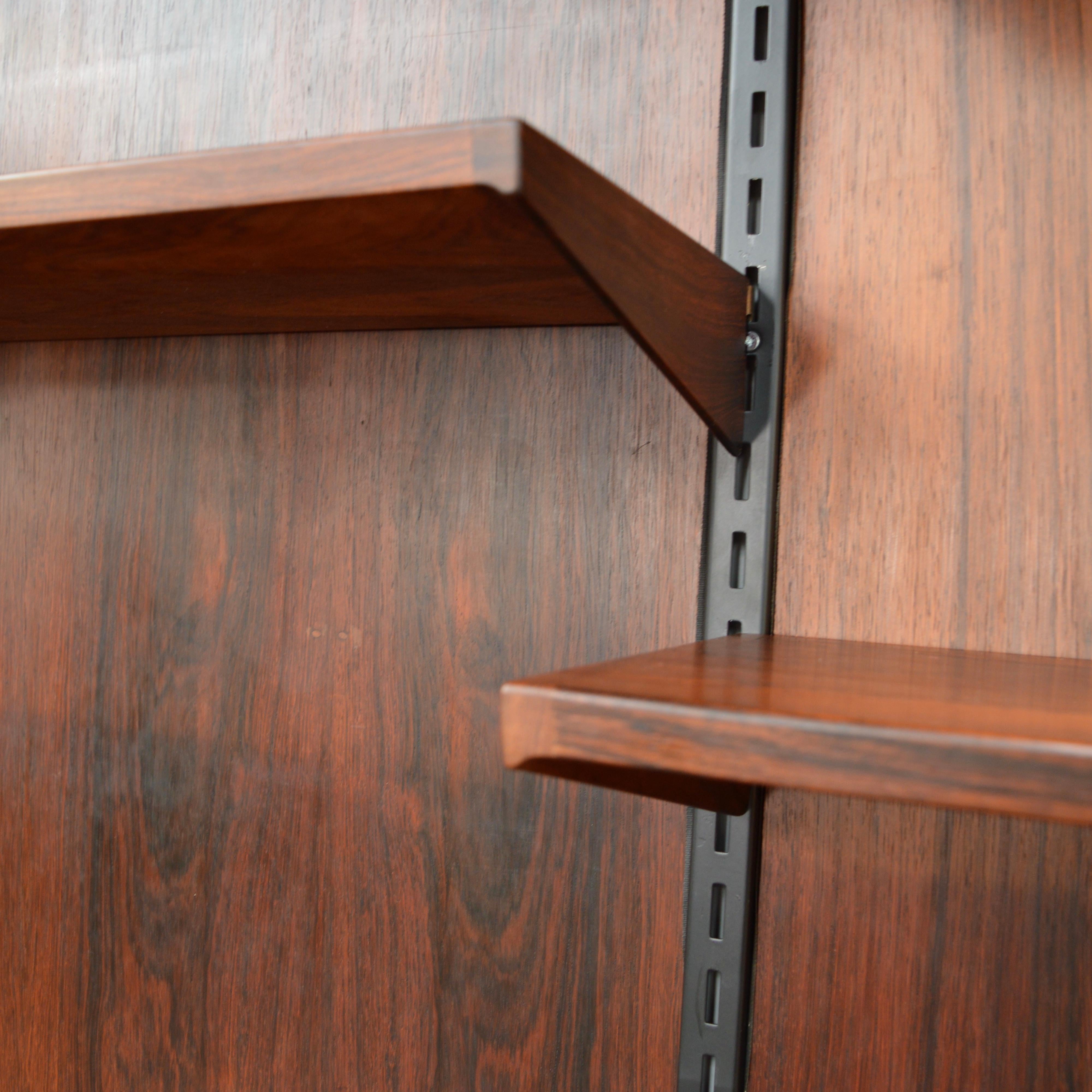 Kai Kristiansen Wall Unit in Brazilian Rosewood, Denmark, 1950s 12