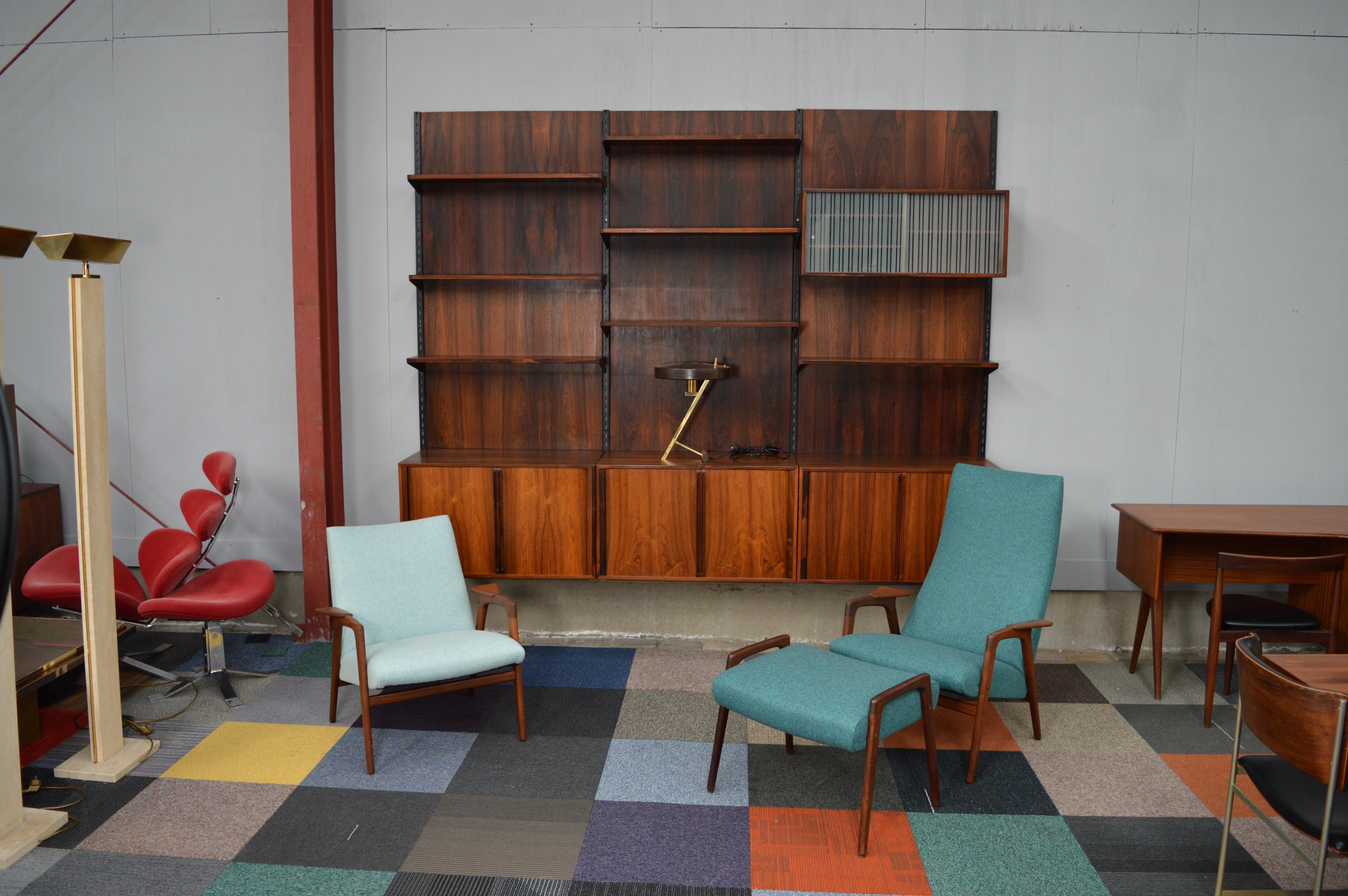 Kai Kristiansen Wall Unit in Brazilian Rosewood, Denmark, 1950s 14