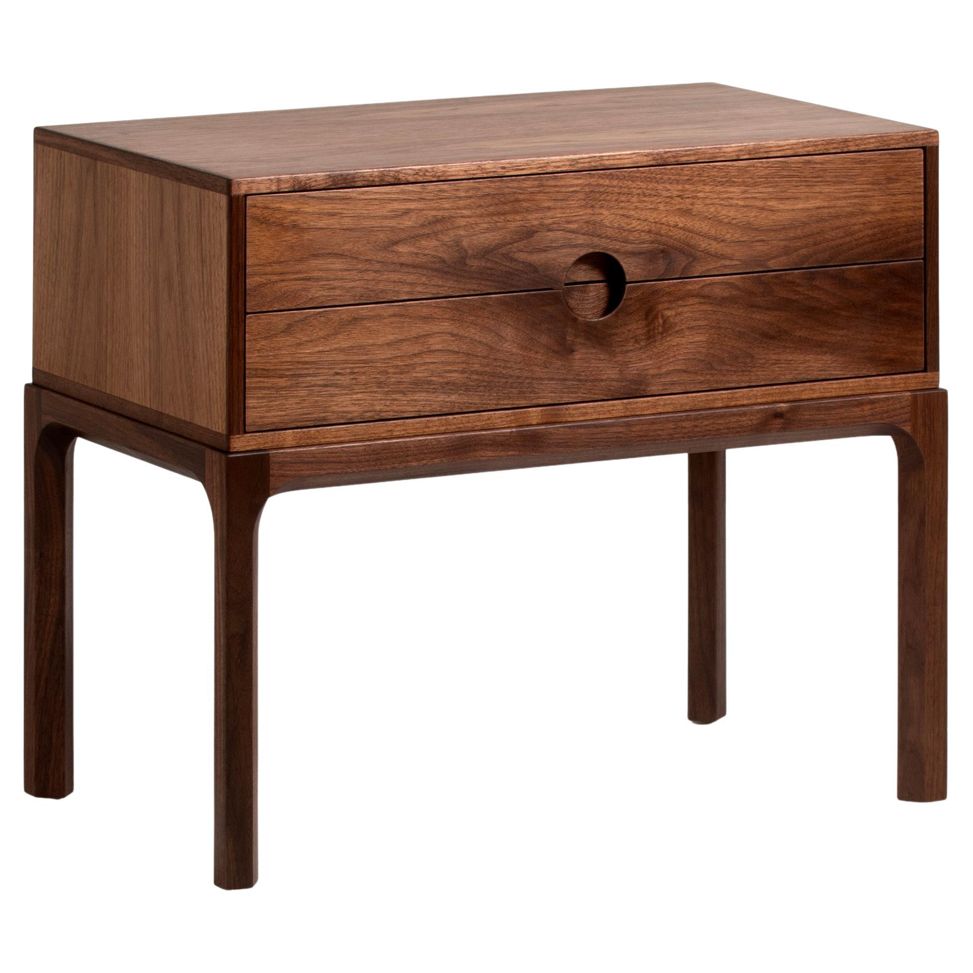 Kai Kristiansen Walnut Nightstand - New Edition