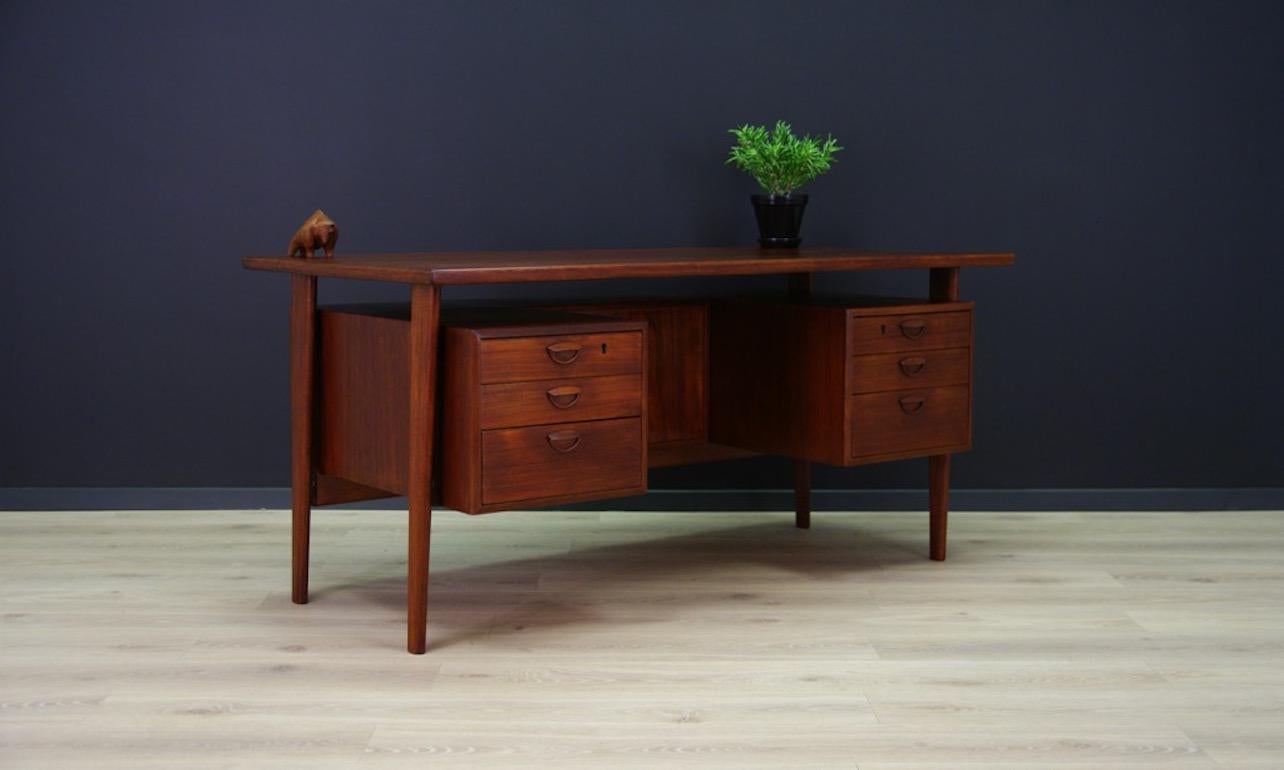 Scandinavian Modern Kai Kristiansen Writing Desk Teak Vintage Classic