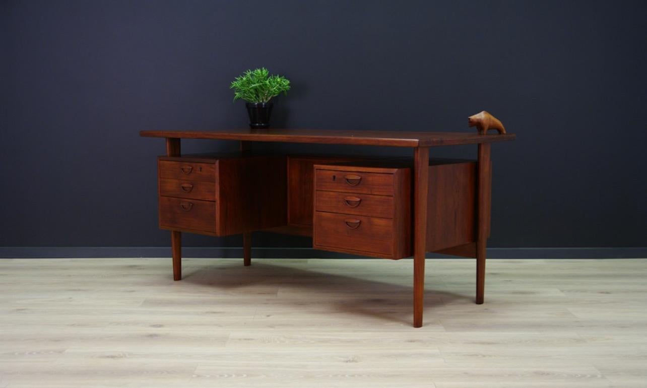 Scandinavian Kai Kristiansen Writing Desk Teak Vintage Classic