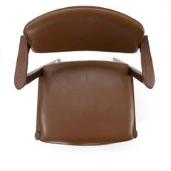 Kai Kristiansen, set of six rosewood armchairs, 1960s