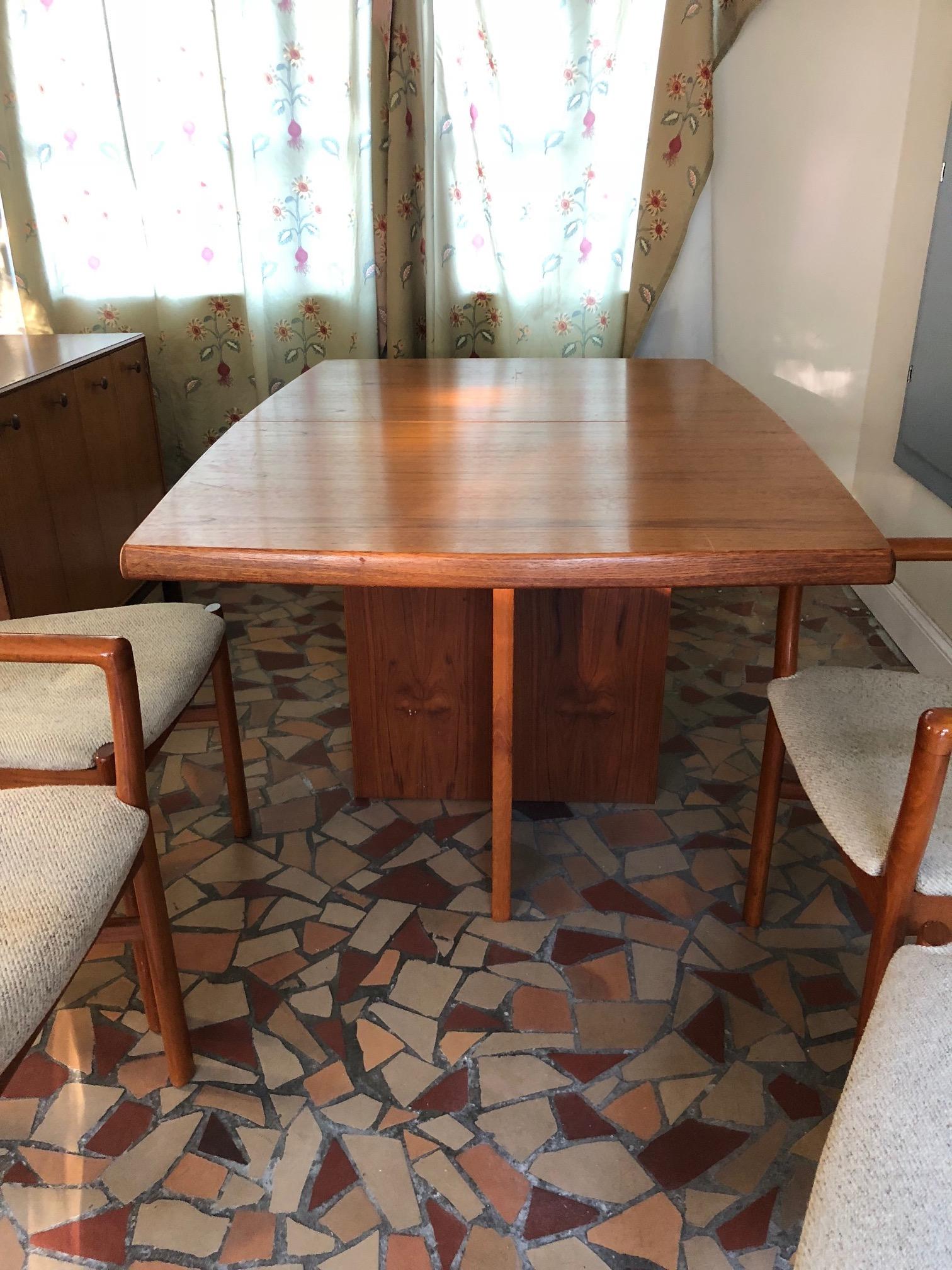 Kai Krstiansen For SVA Mobler Danish Chairs And Table 1970s Teak 10