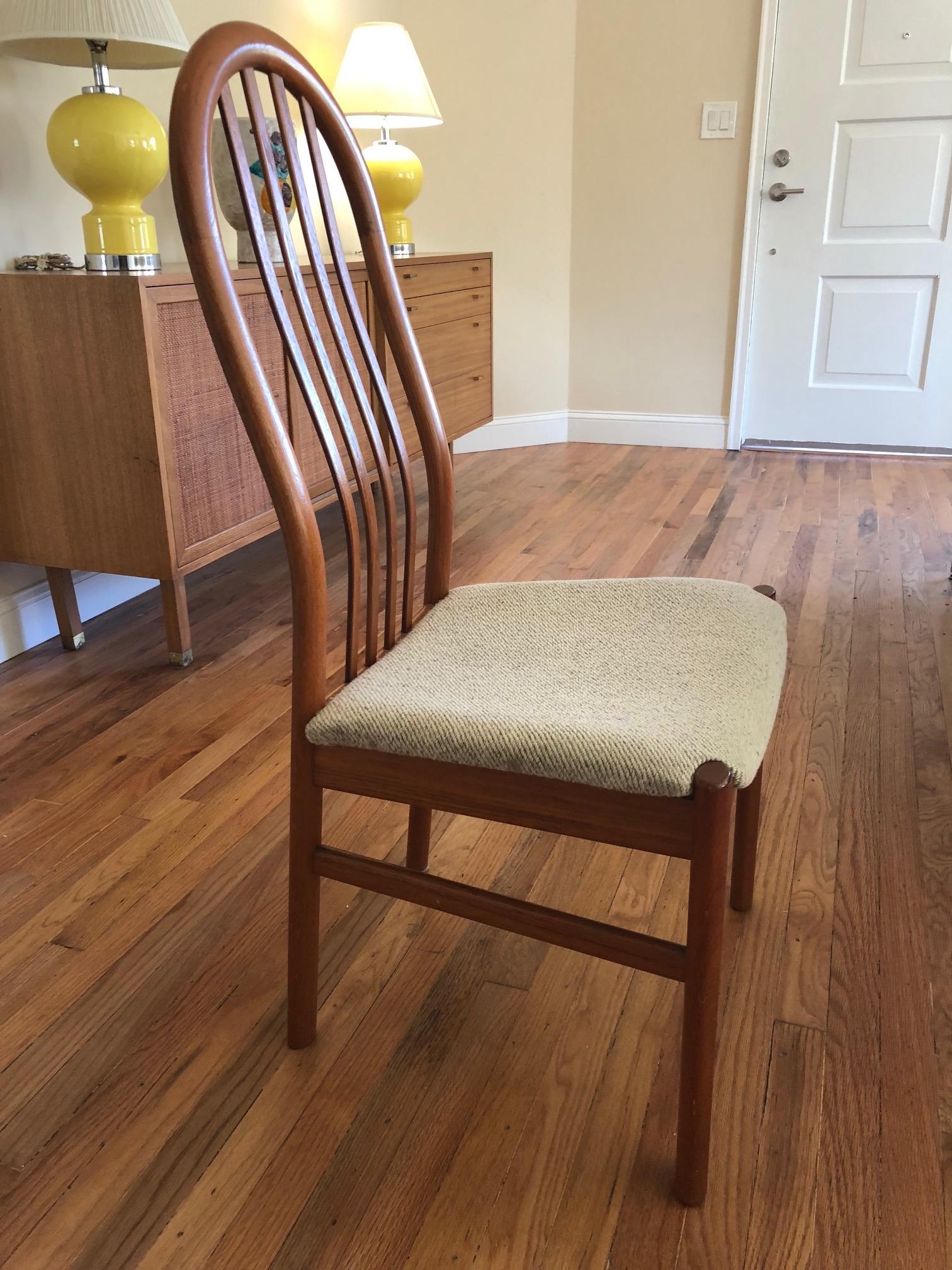 Kai Krstiansen For SVA Mobler Danish Chairs And Table 1970s Teak 1