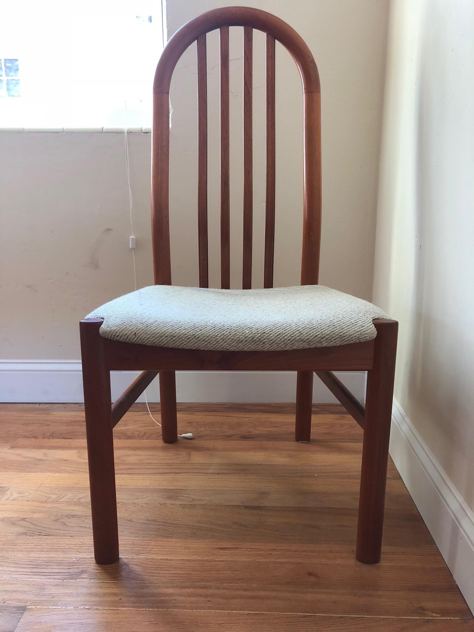 Kai Krstiansen For SVA Mobler Danish Chairs And Table 1970s Teak 4