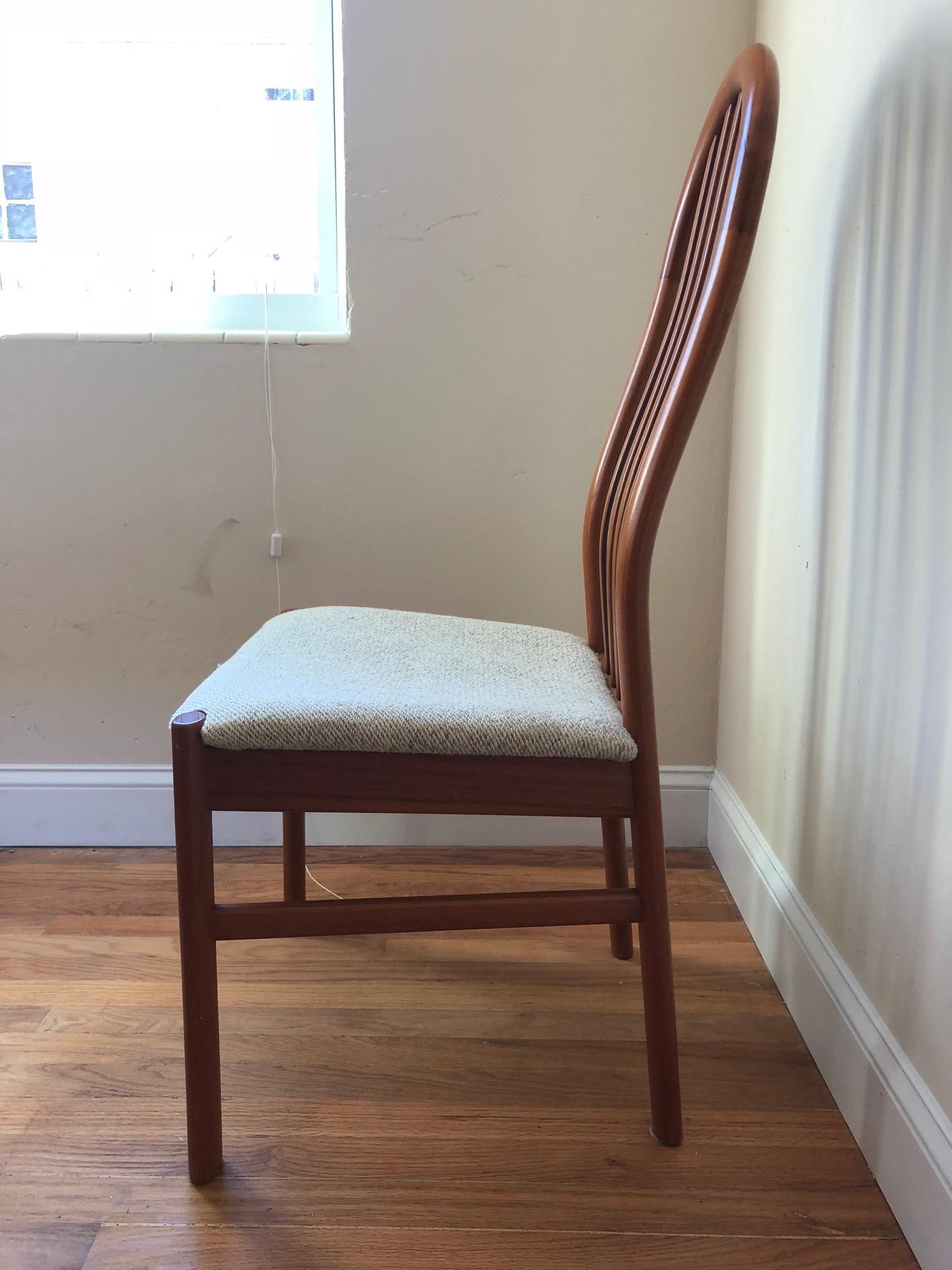 Kai Krstiansen For SVA Mobler Danish Chairs And Table 1970s Teak 5