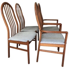 Kai Krstiansen For SVA Mobler Danish Chairs And Table 1970s Teak