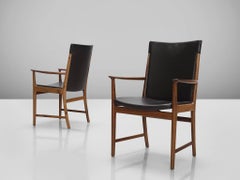 Kai Lynfeldt-Larsen Set of 12 Leather Armchairs for Murude