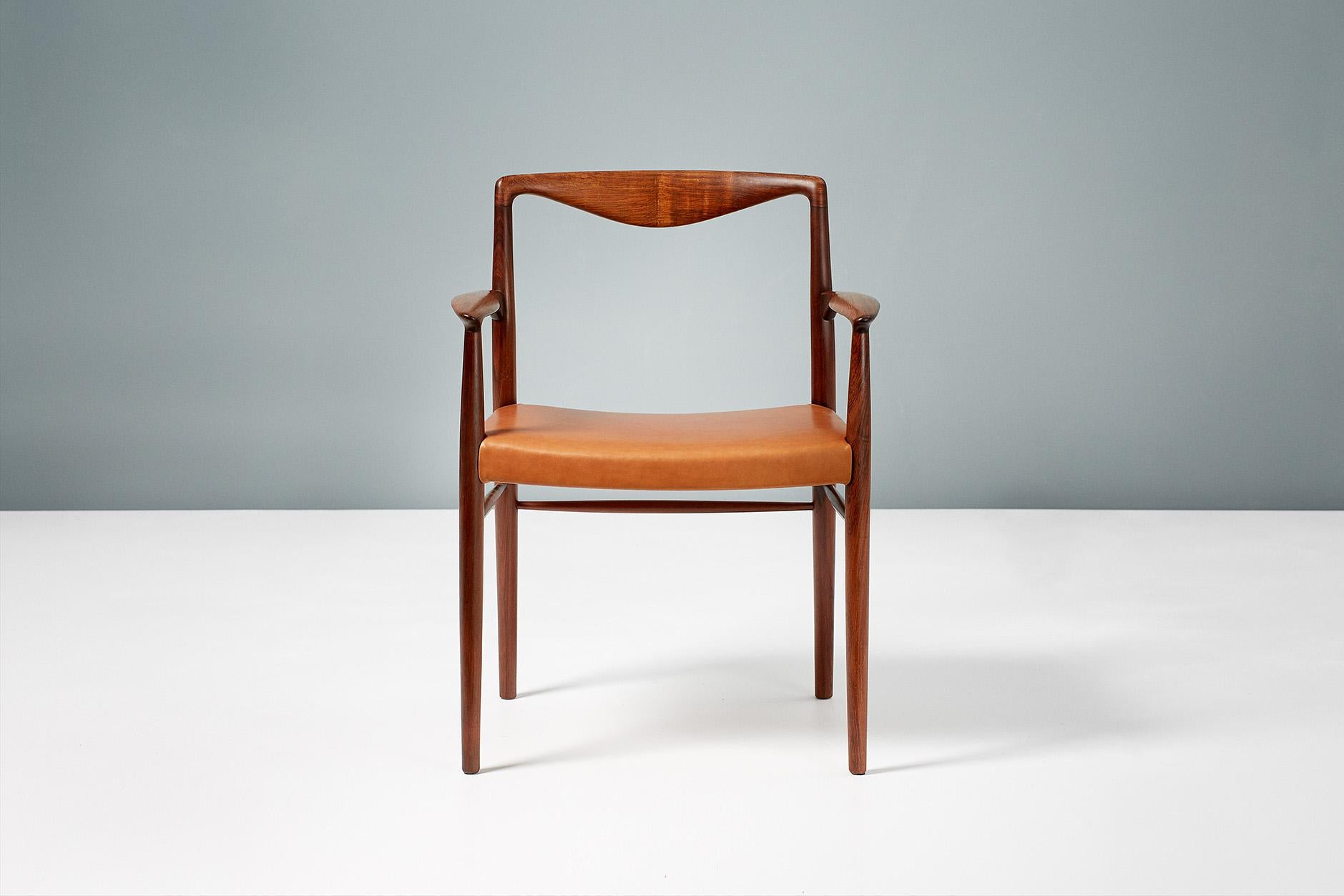 20th Century Kai Lyngfeldt-Larsen 1960s Rosewood Armchair