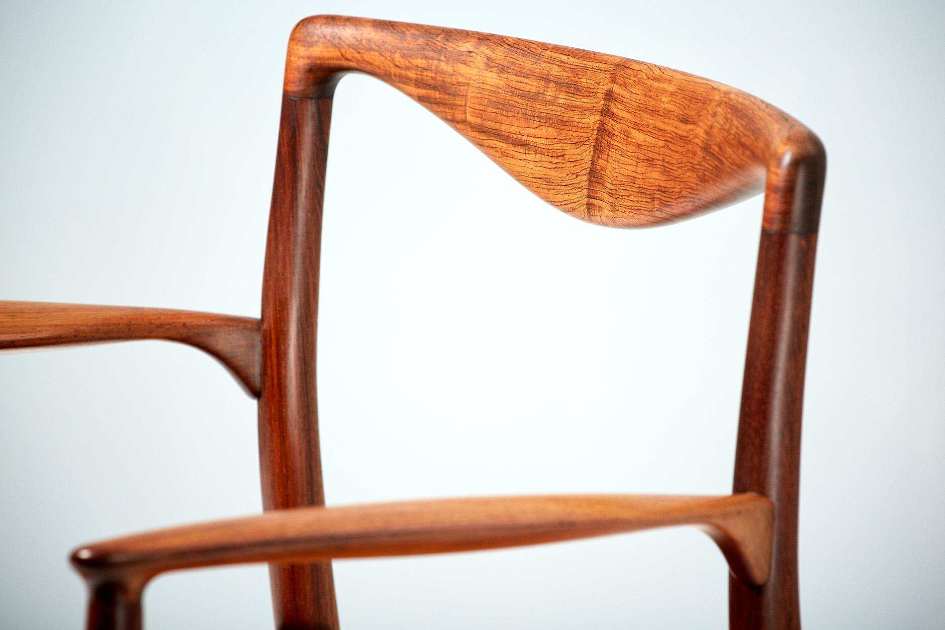 Kai Lyngfeldt-Larsen 1960s Rosewood Armchair For Sale 1