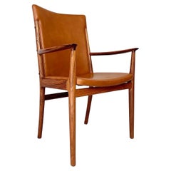 Kai Lyngfeldt Larsen Armchair Rosewood & Cognac Leather Soren WIlladsen Denmark
