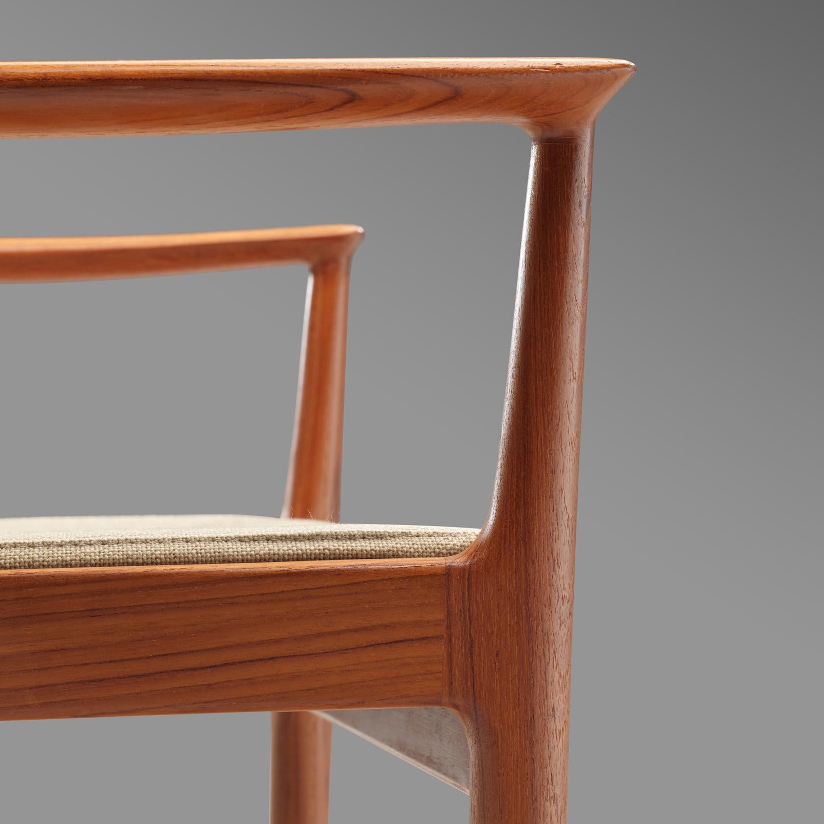 Kai Lyngfeldt Larsen Set of Four Dining Chairs in Teak For Sale 4