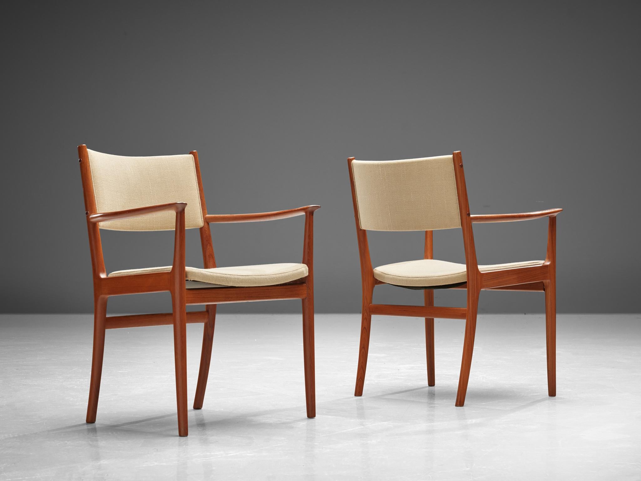 Danish Kai Lyngfeldt Larsen Set of Four Dining Chairs in Teak For Sale