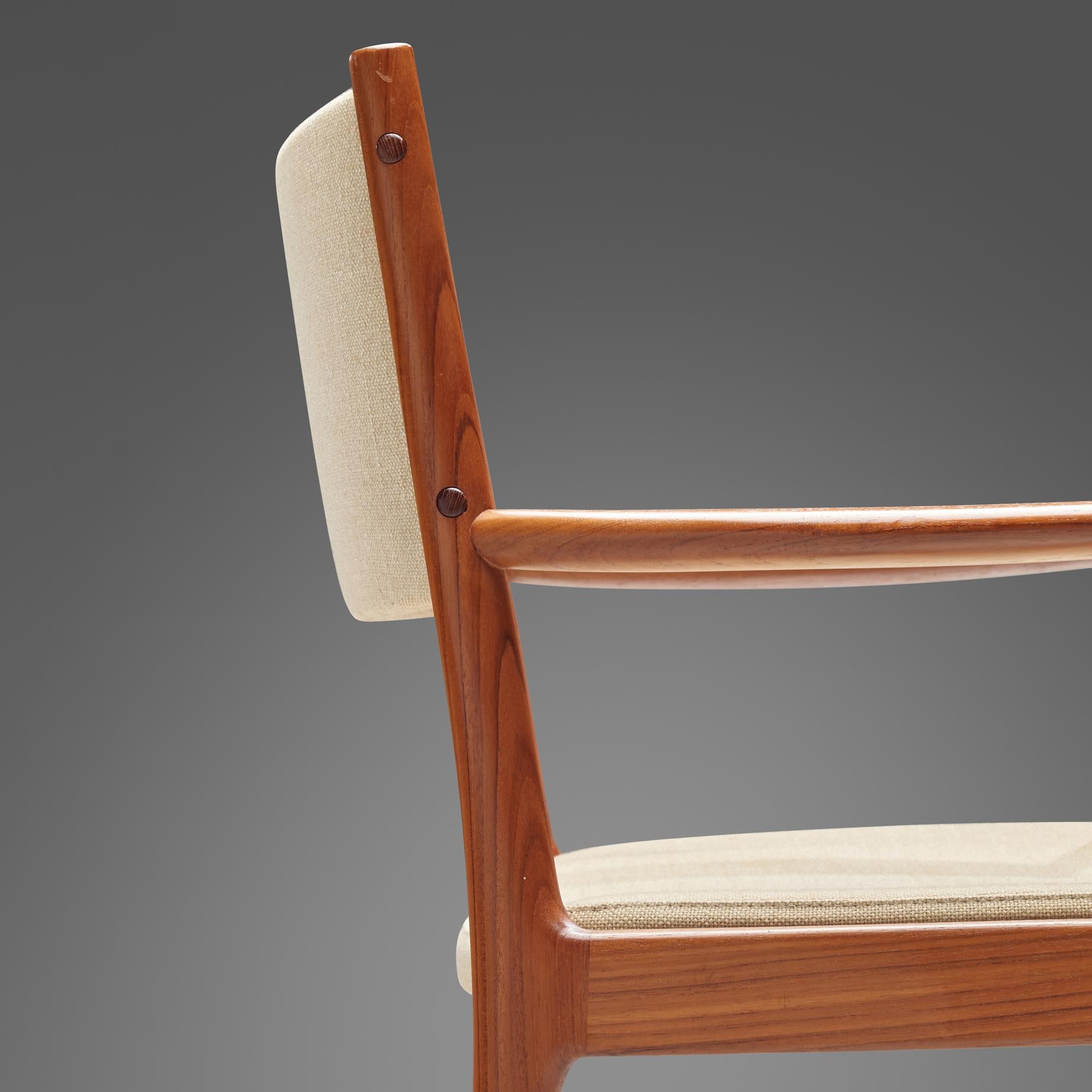 Kai Lyngfeldt Larsen Set of Four Dining Chairs in Teak For Sale 2