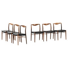 Kai Lyngfeldt-Larsen Dining Chairs Produced by Søren Willadsen Møbelfabrik