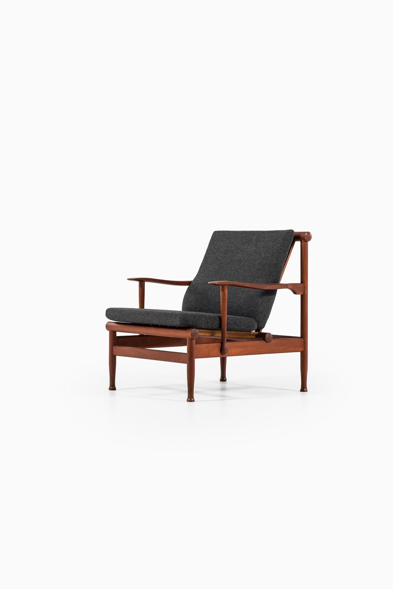 Scandinavian Modern Kai Lyngfeldt Larsen Easy Chair by Søborg Møbler in Denmark