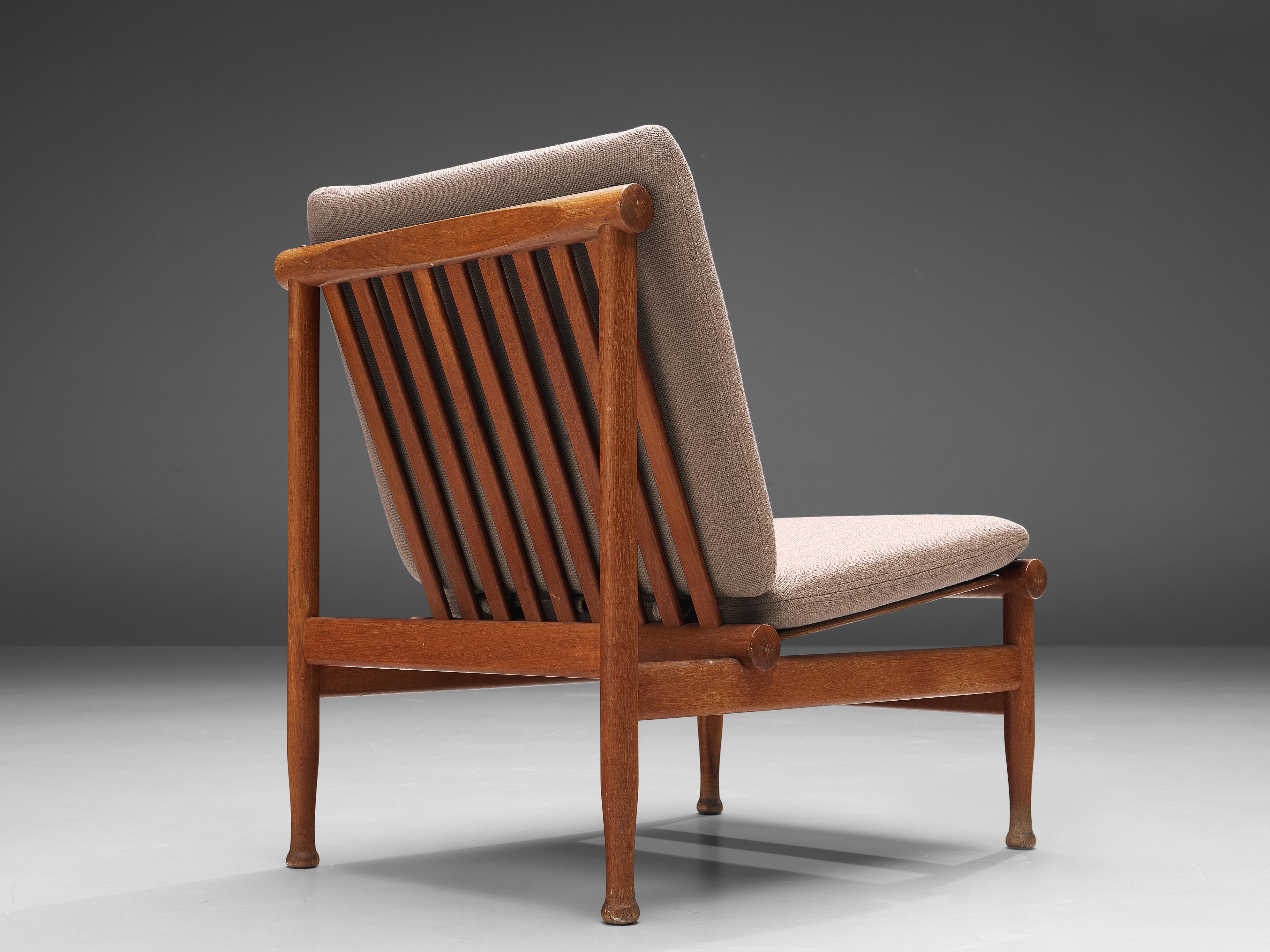 Mid-Century Modern Kai Lyngfeldt-Larsen Lounge Chairs Model '501' in Teak