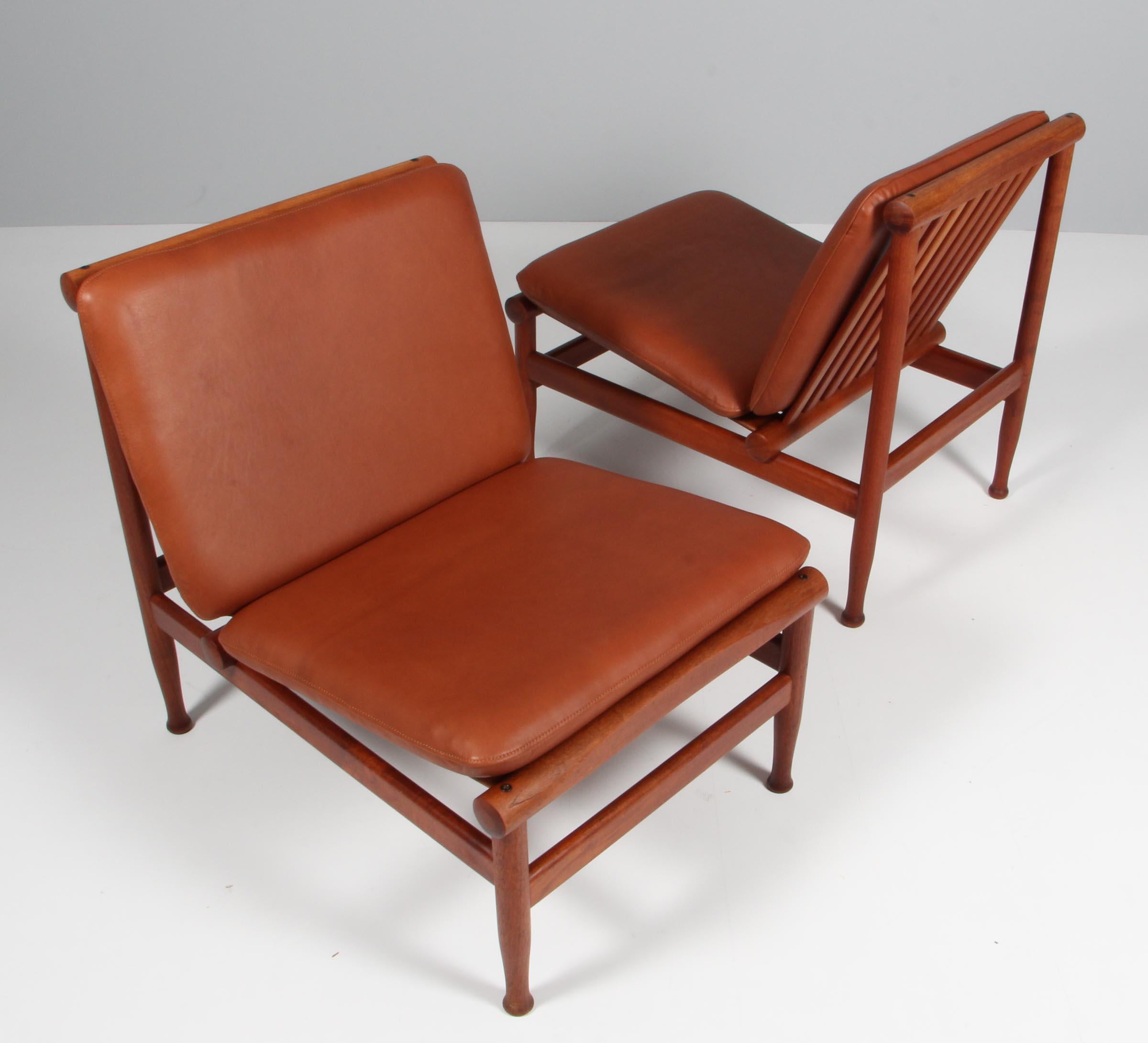 Kai Lyngfeldt Larsen Lounge Chairs, Teak In Good Condition In Esbjerg, DK