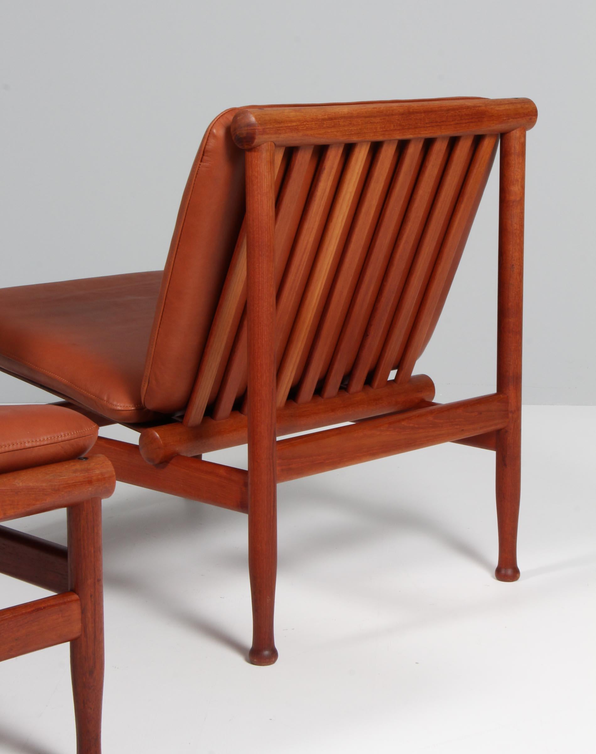 Kai Lyngfeldt Larsen Lounge Chairs, Teak 2