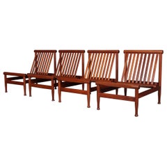 Fauteuils de salon Kai Lyngfeldt Larsen en teck