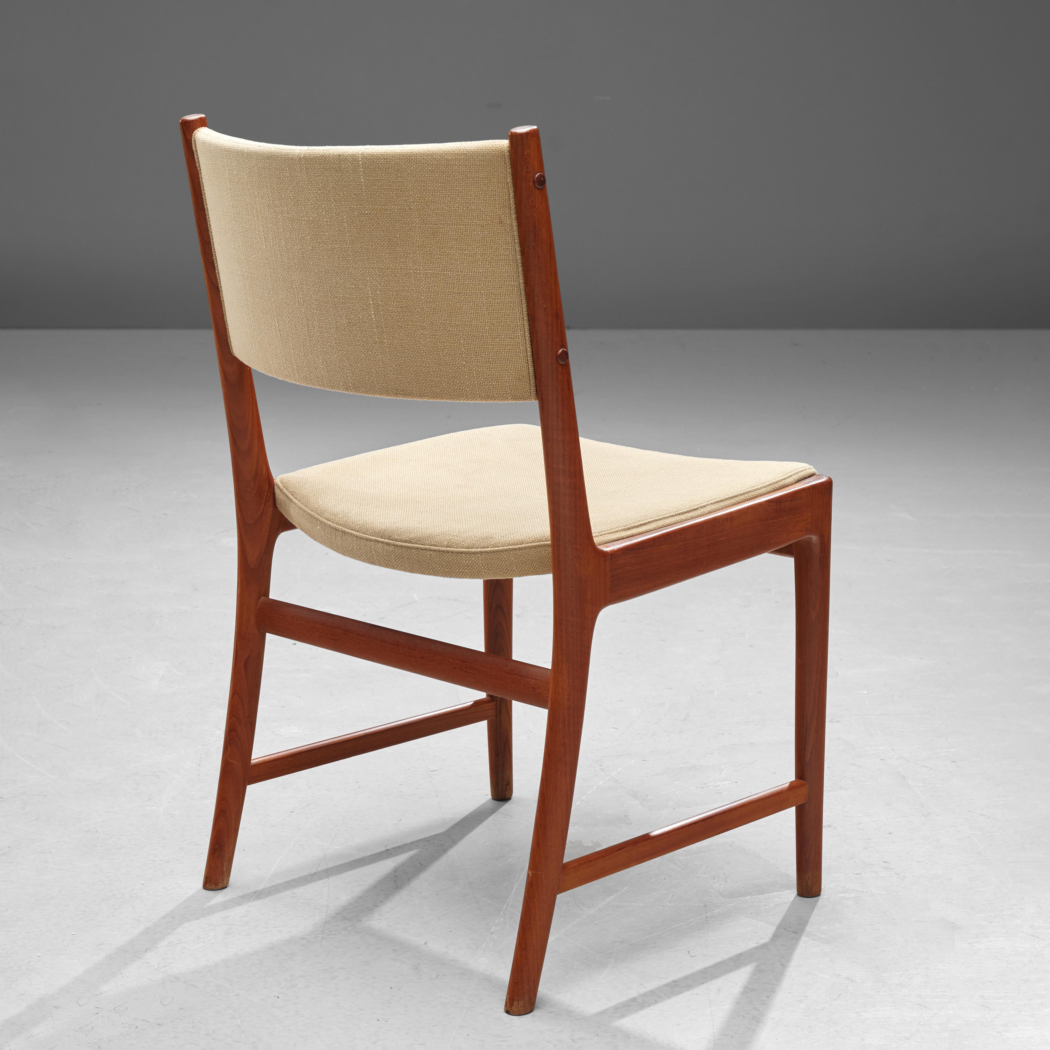 Scandinavian Modern Kai Lyngfeldt Larsen Pair of Dining Chairs in Teak For Sale
