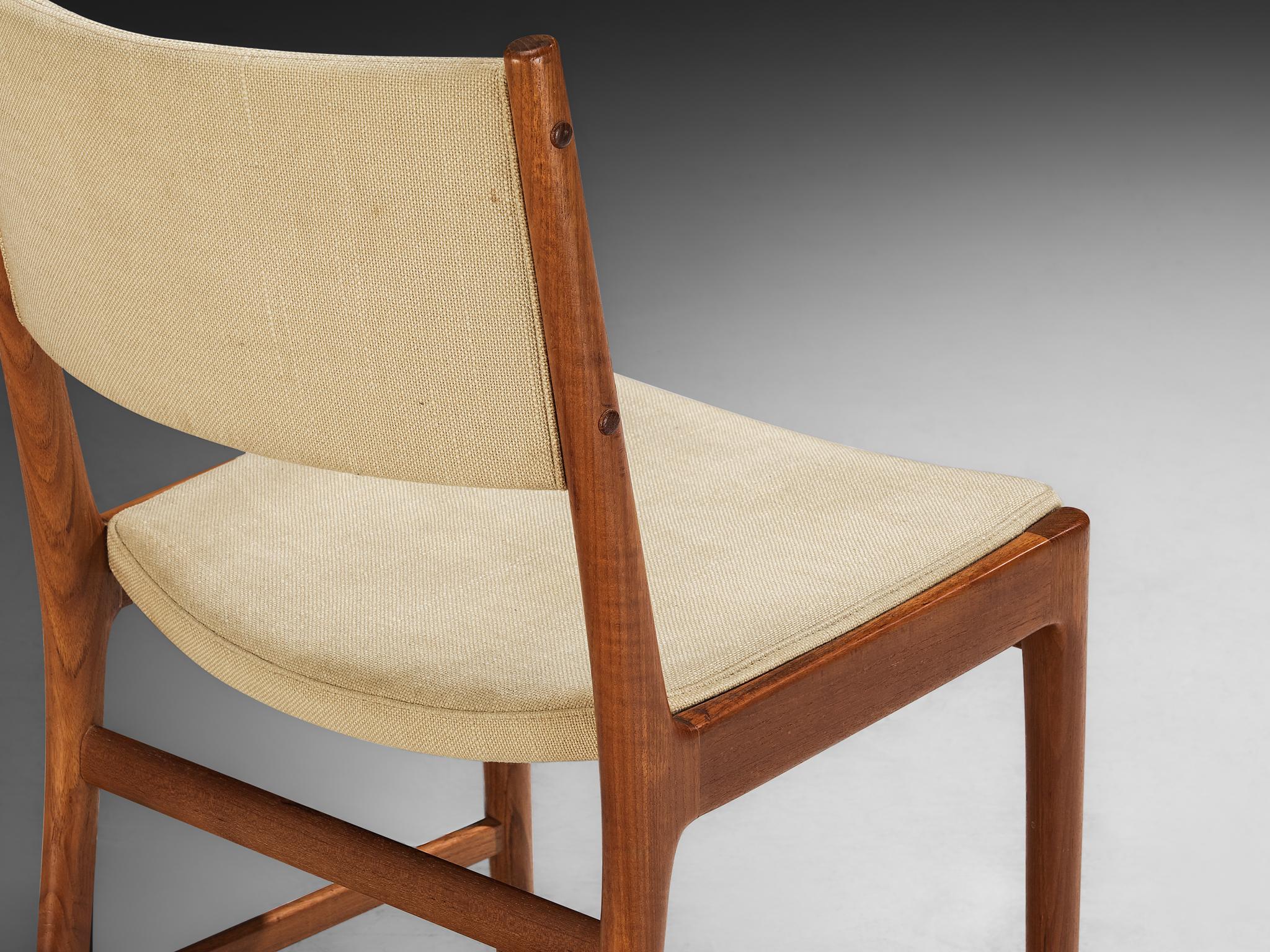 Kai Lyngfeldt Larsen paire de chaises de salle à manger en teck en vente 2
