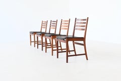 Kai Lyngfeldt Larsen Palisander-Esszimmerstühle Soren Willadsen Dänemark 1960