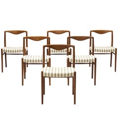 Kai Lyngfeldt Larsen Set of Six Dining Chairs in Teak