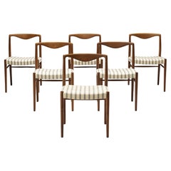 Kai Lyngfeldt Larsen Set of Six Dining Chairs in Teak 