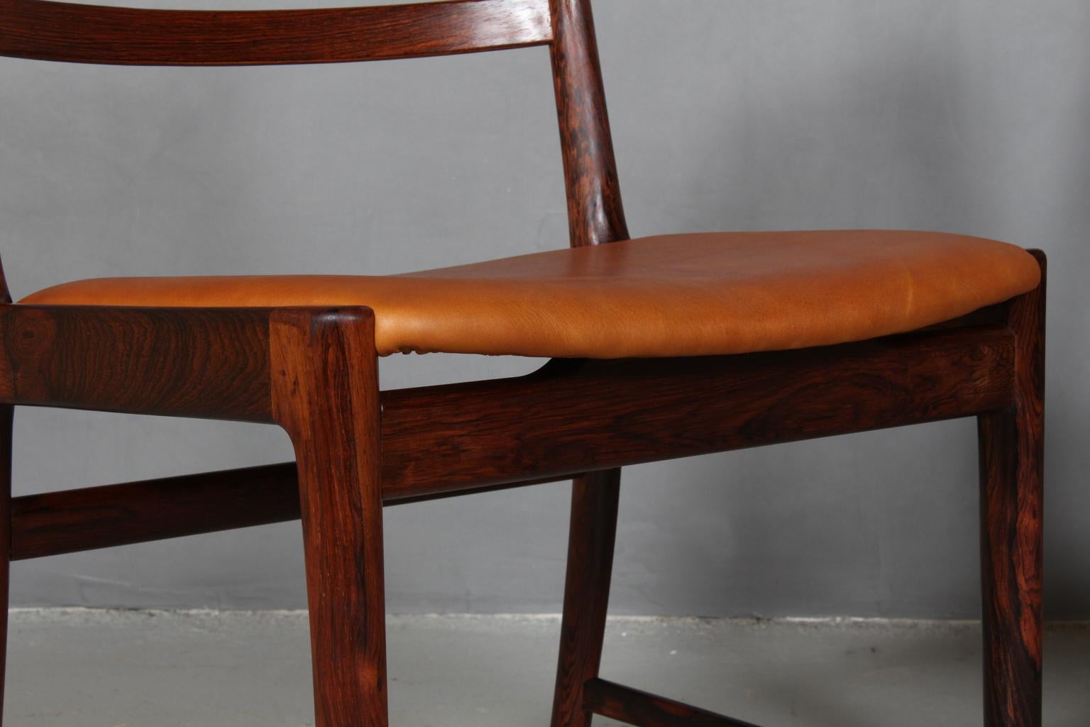 Mid-20th Century Kai Lyngfeldt Larsen Six Dining Chairs