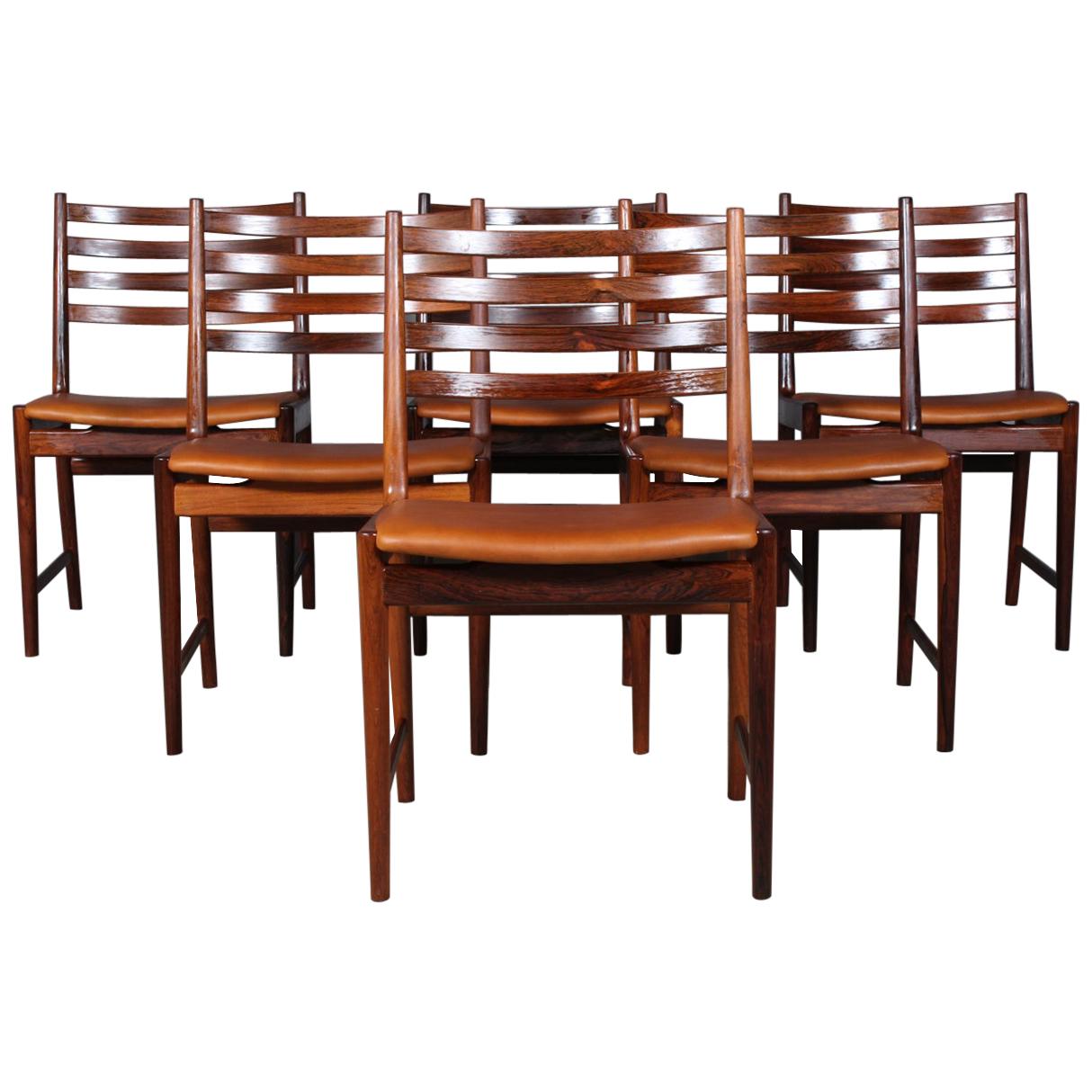 Kai Lyngfeldt Larsen Six Dining Chairs
