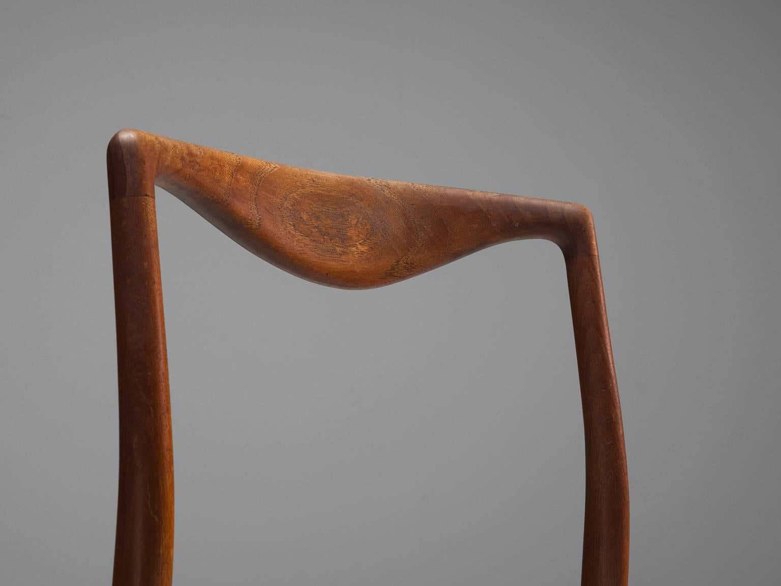 Kai Lyngfeldt Larsen Six Teak Danish Dining Chairs 1