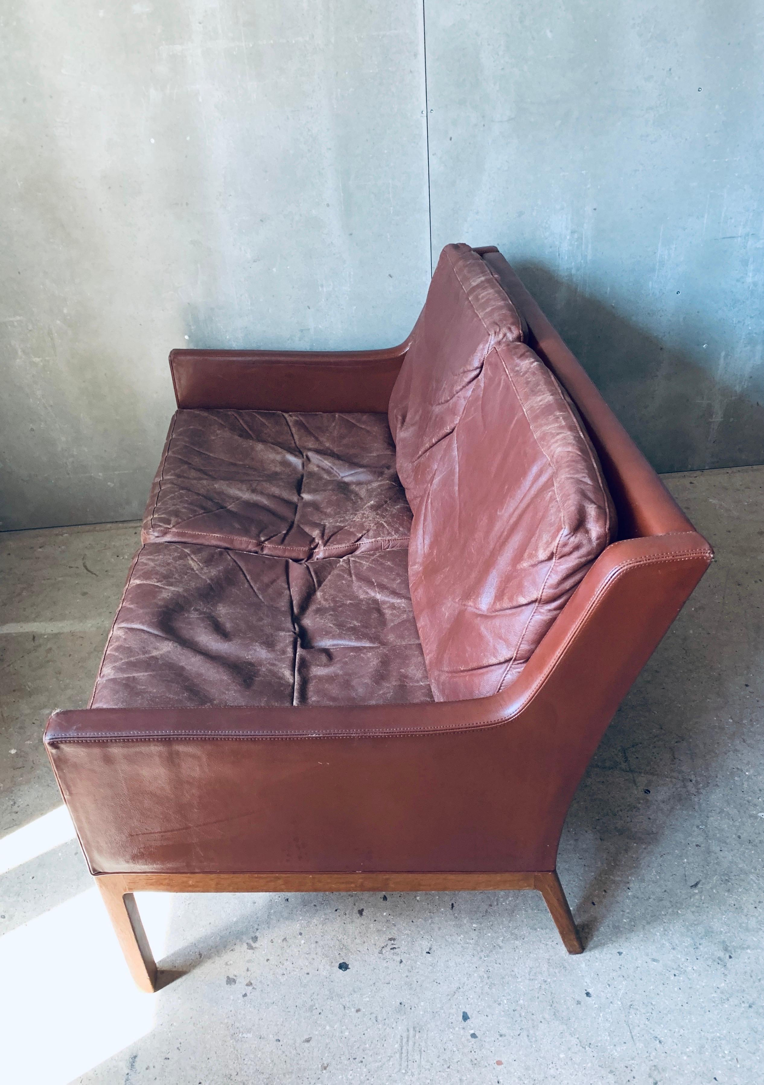 20th Century Kai Lyngfeldt Larsen Sofa by Søren Willadsen Denmark For Sale