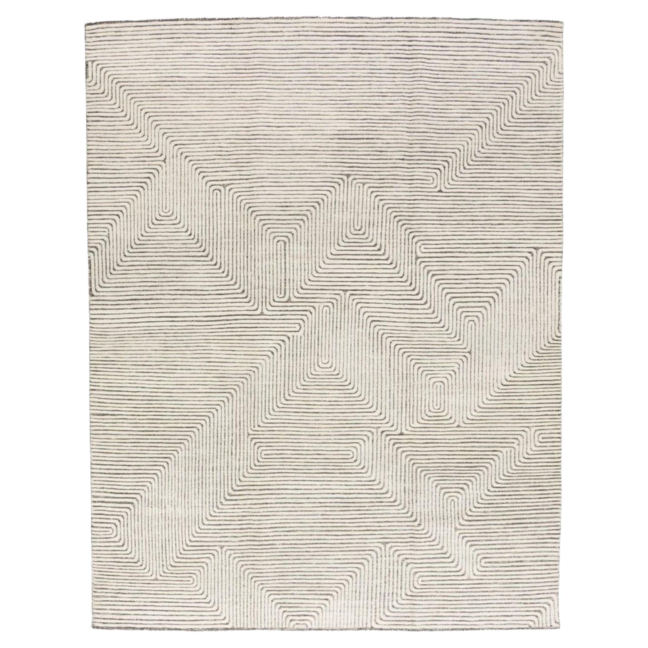 By Design Modern Rugs en laine nouée à la main, Design/One, 8' x 10', Inde