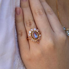 Kai Moonstone Sapphire Cocktail Ring