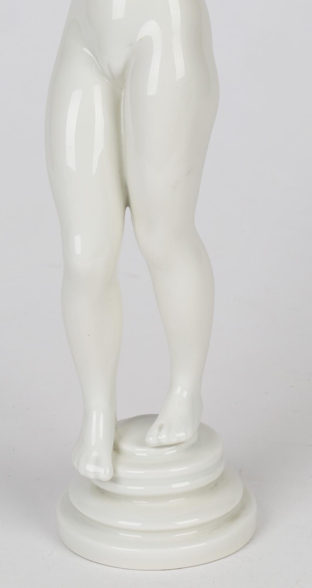 Kai Nielsen '1882-1924' Bing & Grondhal Porcelain Mother & Child Sculpture For Sale 6
