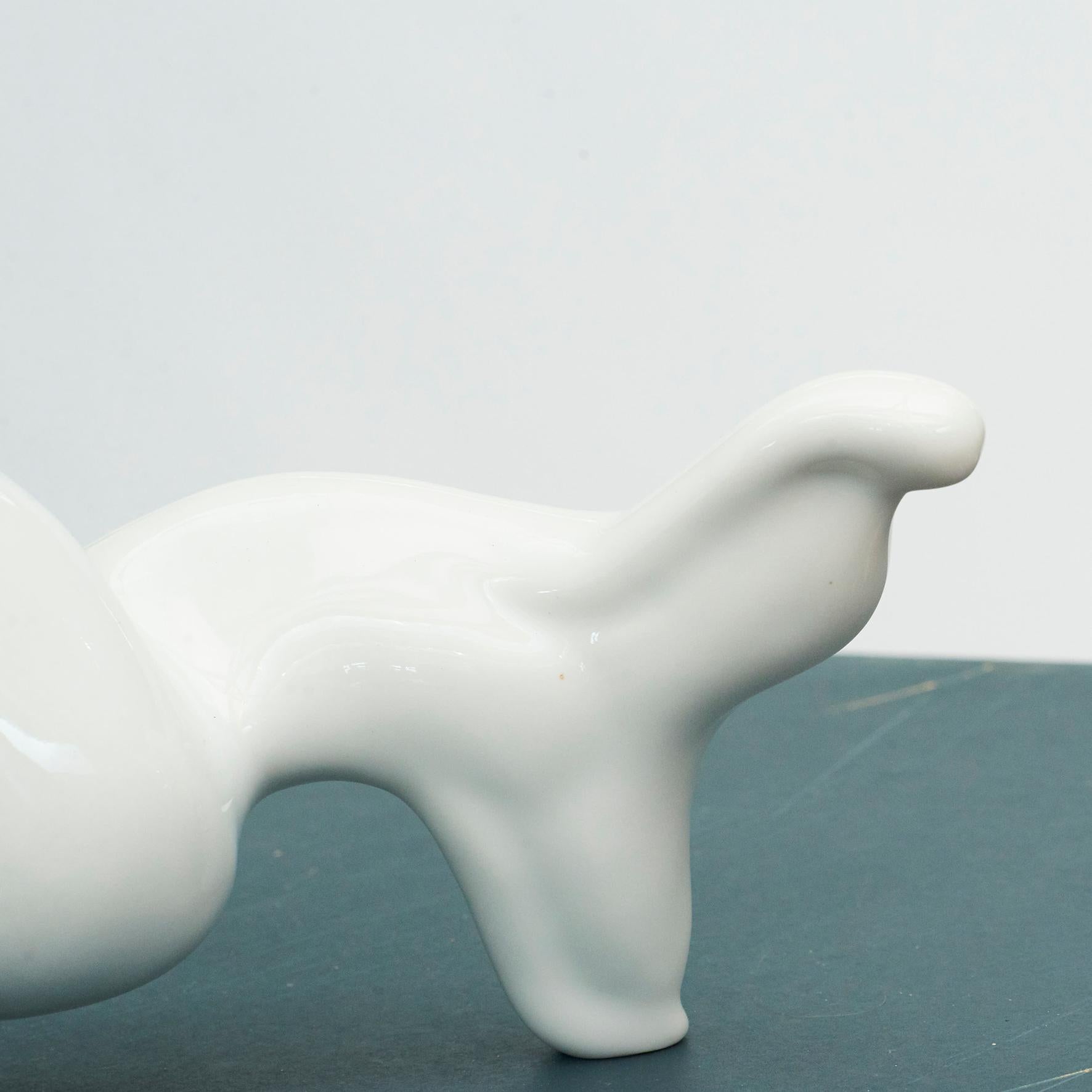 Kai Nielsen, Glazed Blanc De Chine Porcelain Sculpture by Bing & Grondahl 4