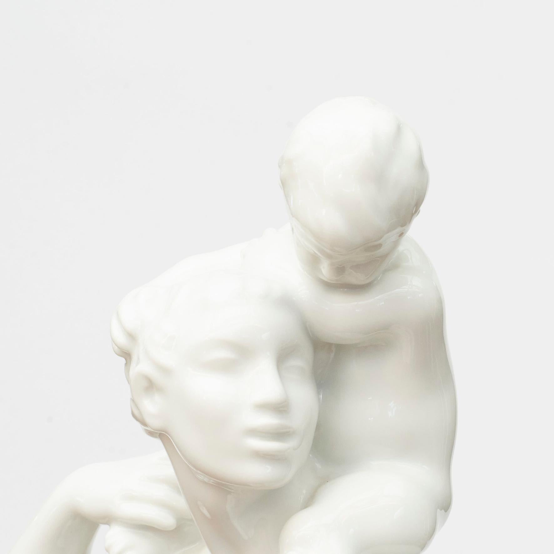 Kai Nielsen, Glazed Blanc De Chine Porcelain Sculpture by Bing & Grondahl 5
