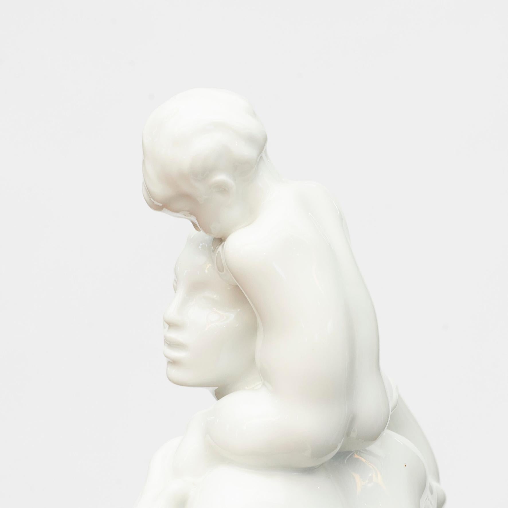 Kai Nielsen, Glazed Blanc De Chine Porcelain Sculpture by Bing & Grondahl 7