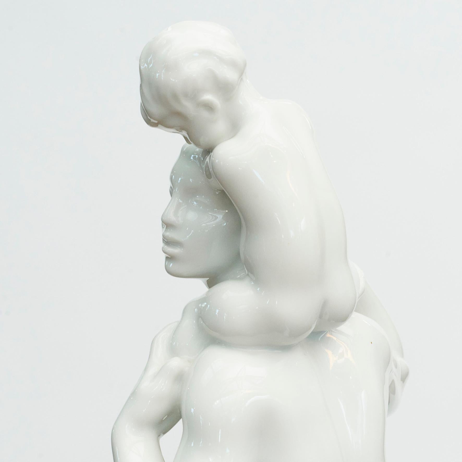 Kai Nielsen, Glazed Blanc De Chine Porcelain Sculpture by Bing & Grondahl 8