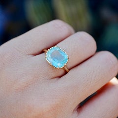 Kai One-of-a-Kind Natural 3.58ct Aurea Vanadium Beryl Ring in 14K Gold Size 7