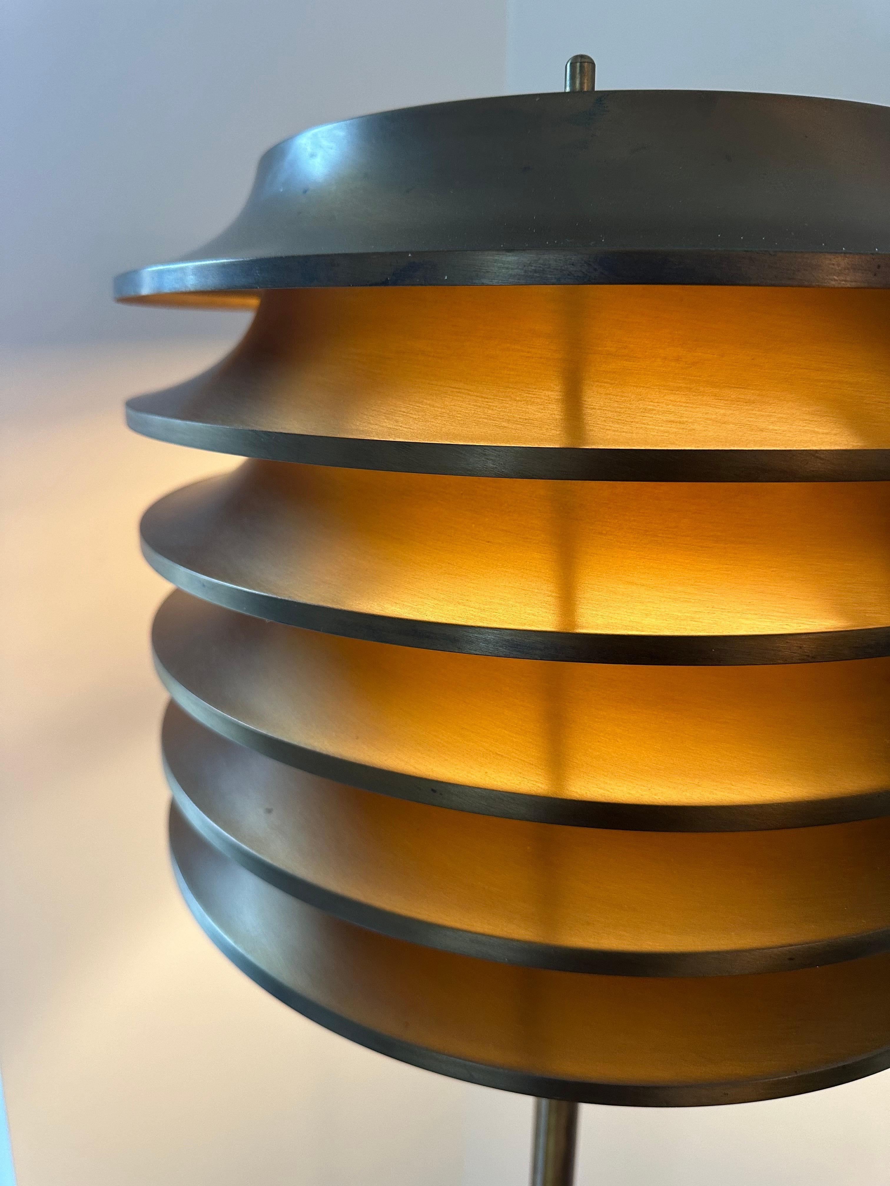 Finnish Kai Roukonen Floor Lamp 1970's For Sale