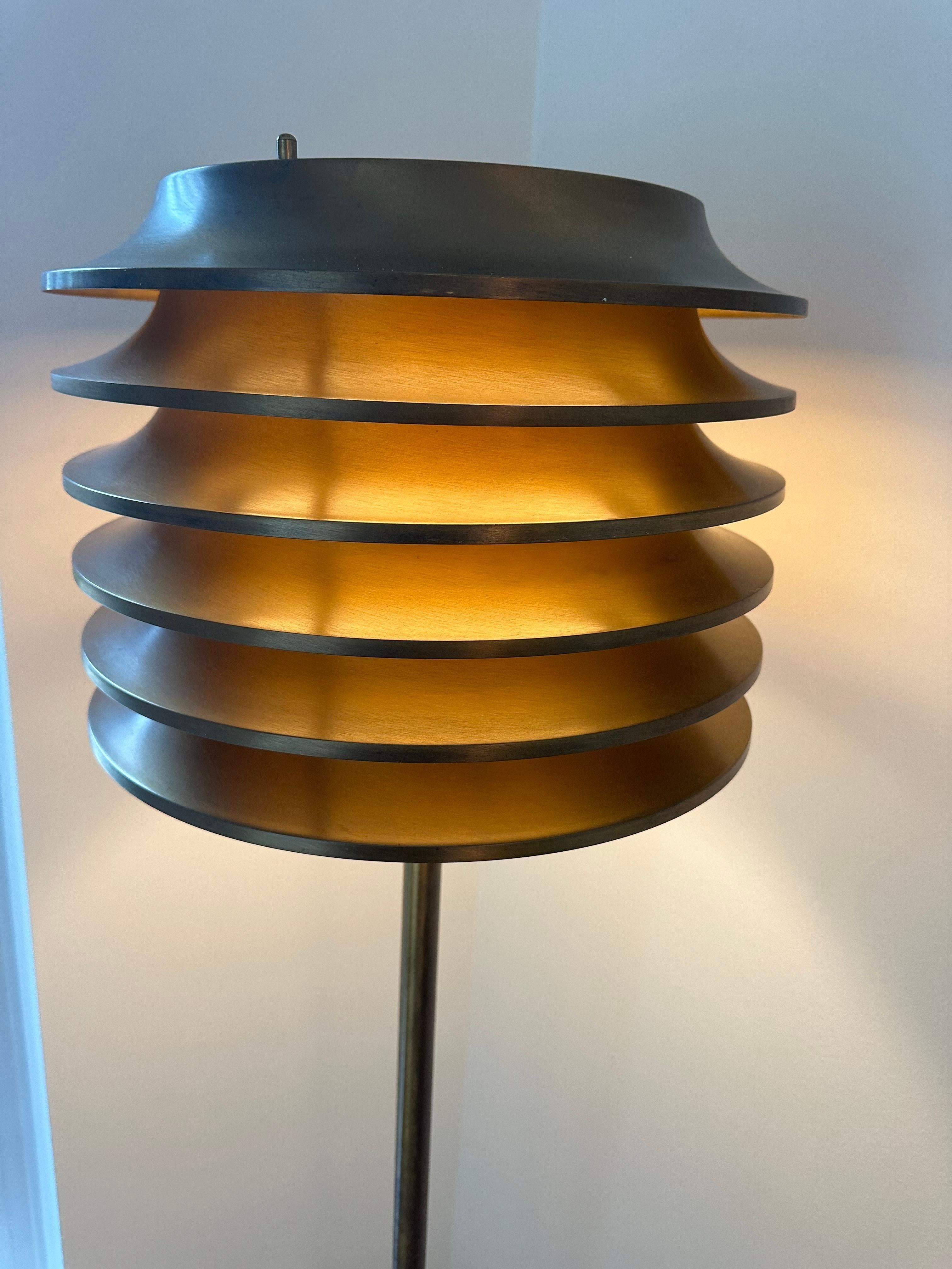 Kai Roukonen Floor Lamp 1970's In Good Condition For Sale In Espoo, FI
