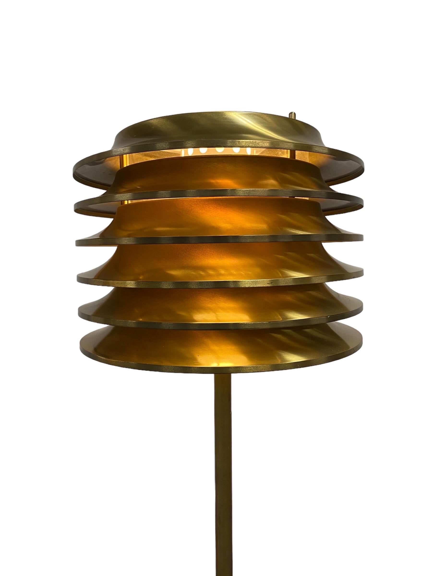 Finnish Kai Ruokonen 'Finnmark' Floor Lamp for the Vaakuna Hotel, Orno, 1970s