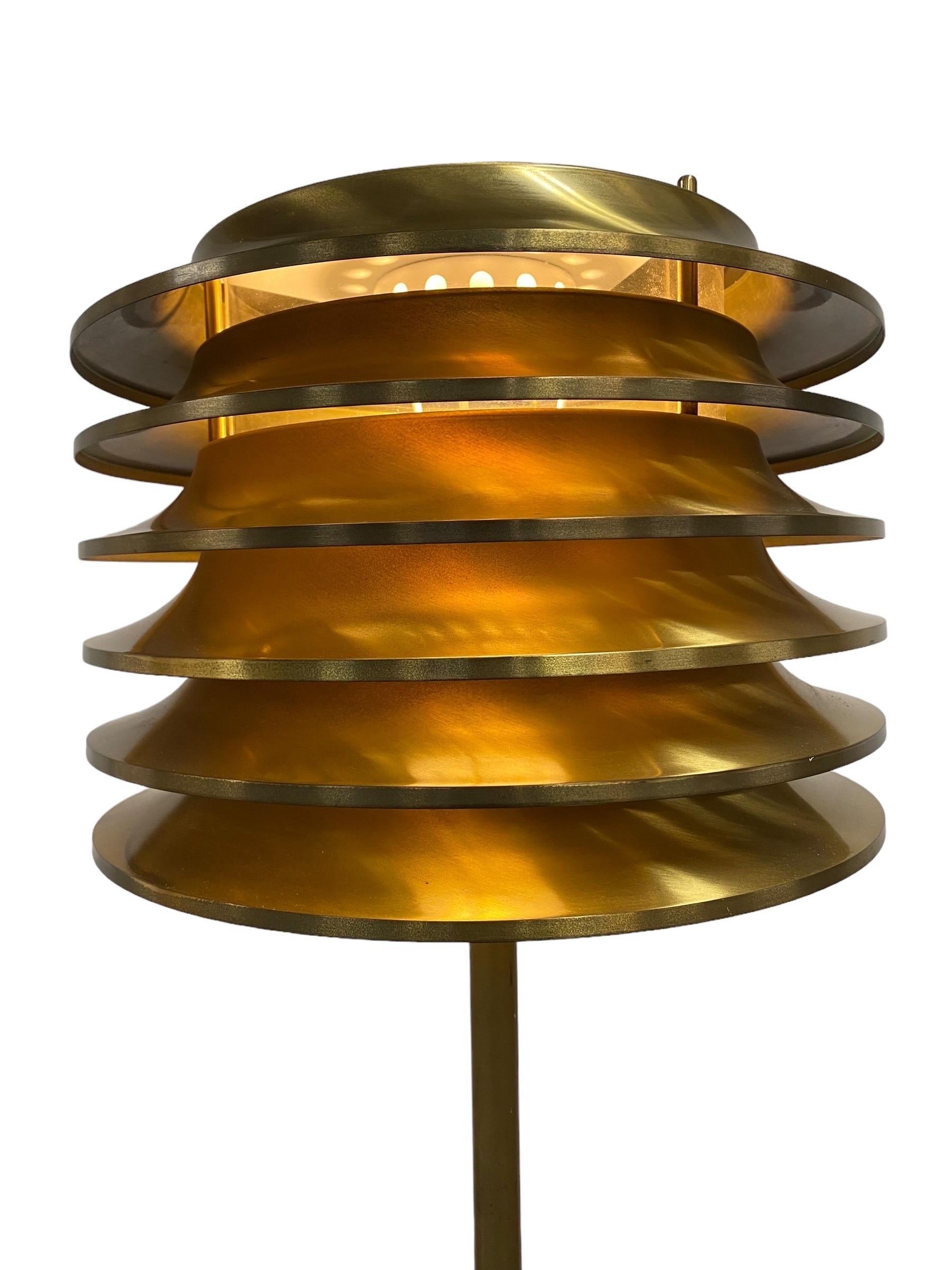 Kai Ruokonen 'Finnmark' Floor Lamp for the Vaakuna Hotel, Orno, 1970s In Good Condition In Helsinki, FI