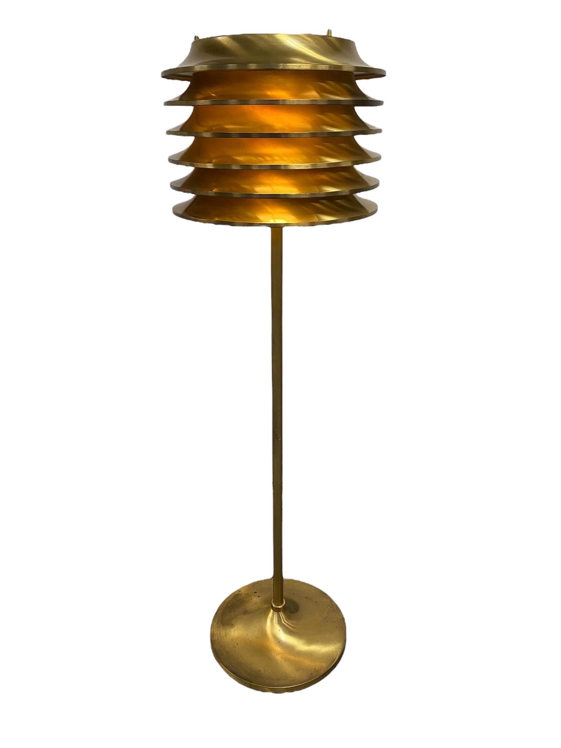 Late 20th Century Kai Ruokonen 'Finnmark' Floor Lamp for the Vaakuna Hotel, Orno, 1970s