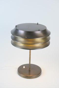 Kai Ruokonen 'Finnmark' Table Lamp, Full Brass with Stunning Patina, Orno 1970s