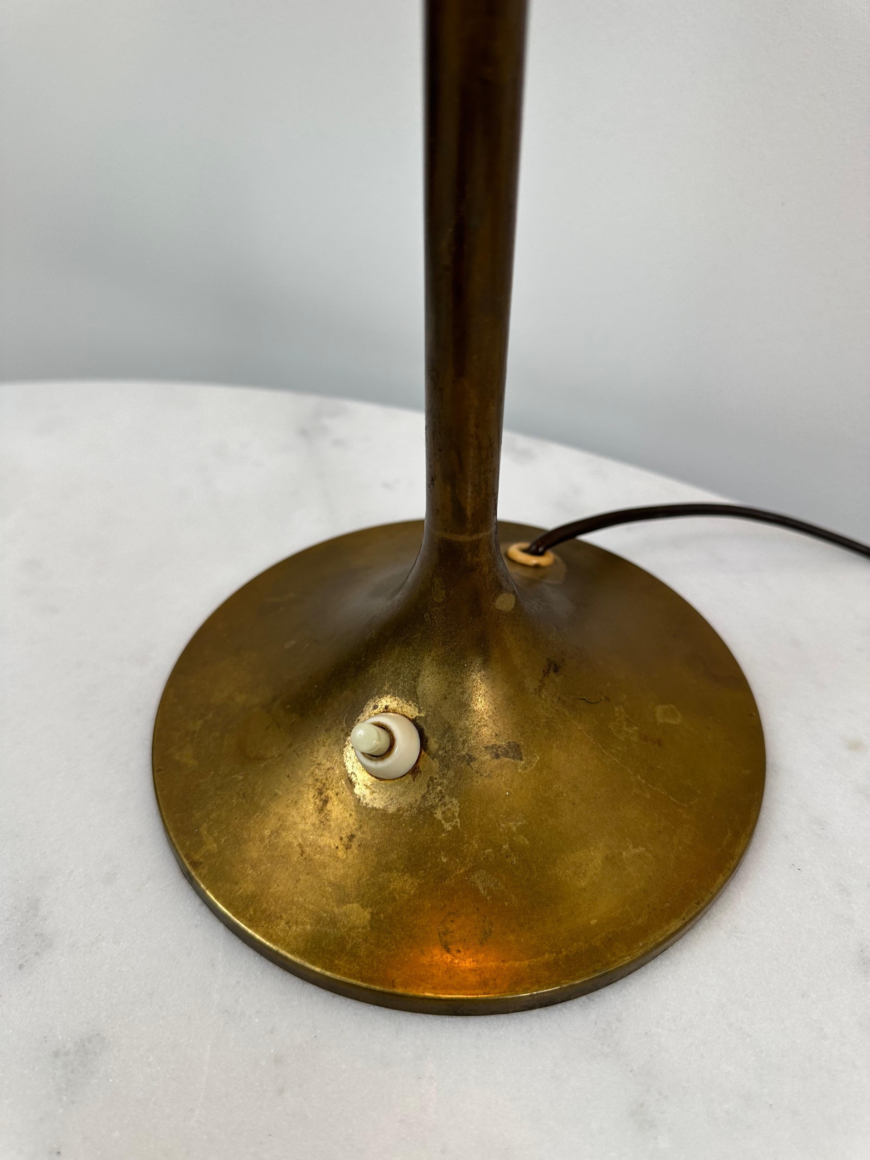 Kai Ruokonen Modern Brass Table Lamp For Sale 1