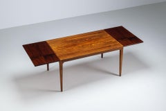 Kai Winding dining table in rosewood Poul Hundevad Denmark 1960